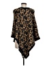 Simply Noelle Animal Print Brown Poncho One size - photo 2
