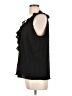 LC Lauren Conrad 100% Polyester Black Sleeveless Blouse Size L - photo 5