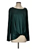 Halogen Green Long Sleeve Blouse Size S - photo 1