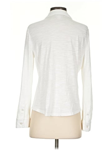 Caslon Long Sleeve Polo (view 2)