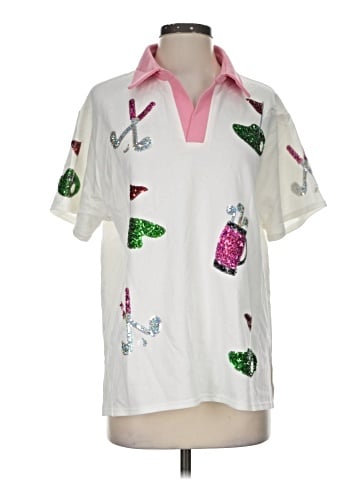 Fantastic Fawn Short Sleeve Polo (view 1)