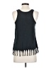 Title Unknown 100% Cotton Black Sleeveless Top Size XS - photo 2