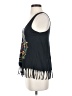 Title Unknown 100% Cotton Black Sleeveless Top Size XS - photo 5