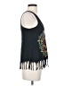Title Unknown 100% Cotton Black Sleeveless Top Size XS - photo 4