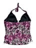 Be Creative Animal Print Purple Swimsuit Top Size 18 - photo 2
