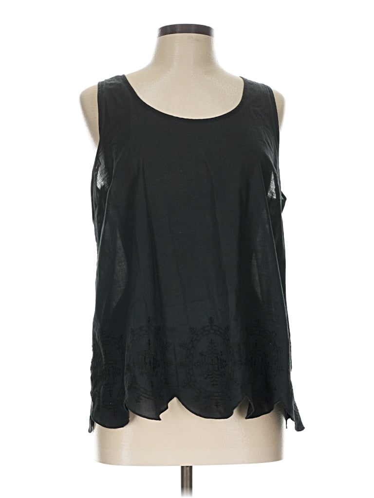 Pre-owned Mossimo Sleeveless Blouse In Black