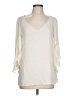 Milly Ivory 3/4 Sleeve Blouse Size 10 - photo 1