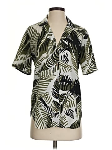 Topshop Short Sleeve Blouse (view 1)