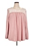 Suzanne Betro Pink Long Sleeve Blouse Size 0X (estimated) - photo 1