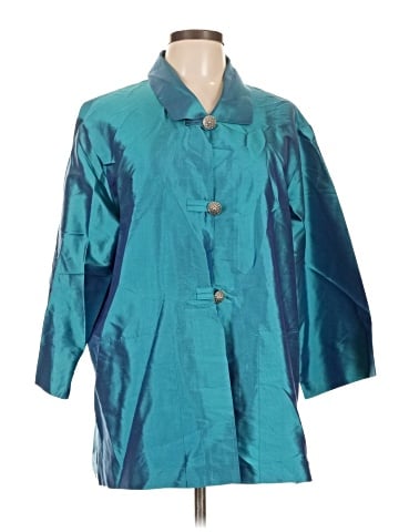 Coldwater Creek 3/4 Sleeve Silk Top (view 1)