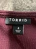 Torrid Solid Burgundy Casual Dress Size 4X Plus (4) - photo 7