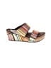 Volatile Stripes Brown Wedges Size 9 - photo 1