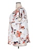 Zac & Rachel 100% Polyester Floral White Short Sleeve Blouse Size 2X - photo 5