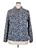 Charter Club Floral Blue Jacket Size 2X - photo 1