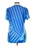 Coldwater Creek 100% Polyester Blue Short Sleeve Top Size L - photo 2