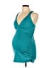 A Pea in the Pod Teal Blue Swimsuit Top Size Lg Maternity - photo 1