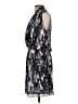 Parker 100% Polyester Print Gray Casual Dress Size S - photo 5