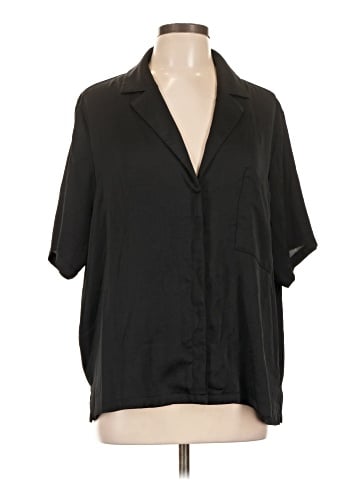Open Edit Short Sleeve Blouse (view 1)