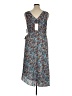 Joie Print Blue Casual Dress Size 1X - photo 2