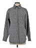 Athleta Tweed Gray Long Sleeve Button-Down Shirt Size XS - photo 1
