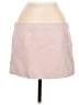 Khaite 100% Leather Solid Pink Leather Skirt Size 6 - photo 2