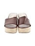 Jack Rogers 100% Leather Solid Brown Wedges Size 8 1/2 - photo 2