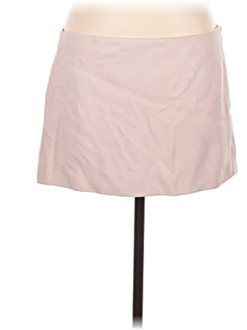 Khaite Leather Skirt (view 1)