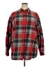 Eddie Bauer Plaid Red Long Sleeve Button-Down Shirt Size XXL - photo 1