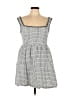 Cider 100% Polyester Houndstooth Gray Casual Dress Size XL - photo 1