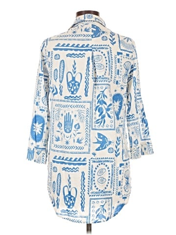 Calypso St. Barth 3/4 Sleeve Button-Down Shirt (view 2)
