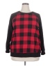 Torrid Checkered-gingham Red Pullover Sweater Size 2X Plus (2) - photo 1