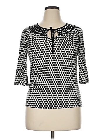 Ann Taylor 3/4 Sleeve T-Shirt (view 1)