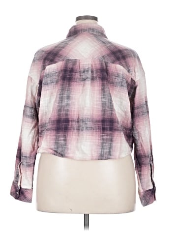 a.n.a. A New Approach Long Sleeve Button-Down Shirt (view 2)