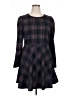 ModCloth Plaid Black Casual Dress Size XL - photo 1