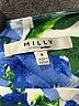 Milly Floral Blue Cocktail Dress Size 4 - photo 7