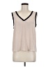 Chelsea28 100% Polyester Ivory Sleeveless Blouse Size M - photo 1