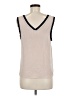 Chelsea28 100% Polyester Ivory Sleeveless Blouse Size M - photo 2