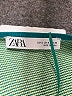 Zara Stripes Green Cocktail Dress Size S - photo 7