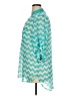 Takara Chevron-herringbone Teal 3/4 Sleeve Blouse Size XL - photo 5