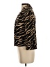 Grace Animal Print Brown Blazer Size 4 - photo 5