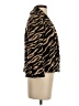 Grace Animal Print Brown Blazer Size 4 - photo 4