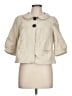 Zara Basic 100% Cotton Ivory 3/4 Sleeve Button-Down Shirt Size L - photo 1