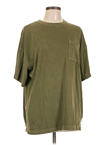 Madewell Garment-Dyed Oversized Pocket Tee (view 1)