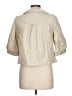 Zara Basic 100% Cotton Ivory 3/4 Sleeve Button-Down Shirt Size L - photo 2