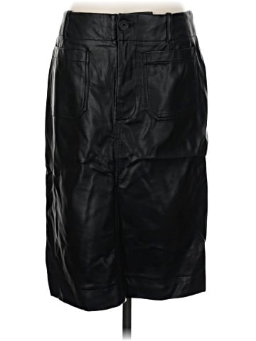 Maeve Faux Leather Skirt (view 1)