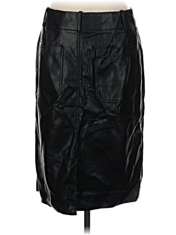 Maeve Faux Leather Skirt (view 2)