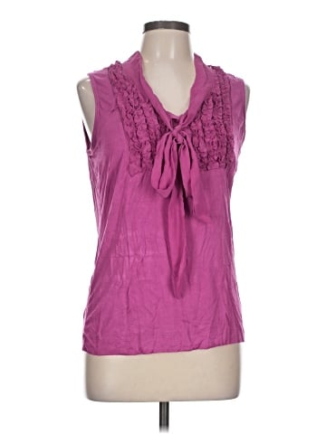 August Silk Sleeveless Blouse (view 1)