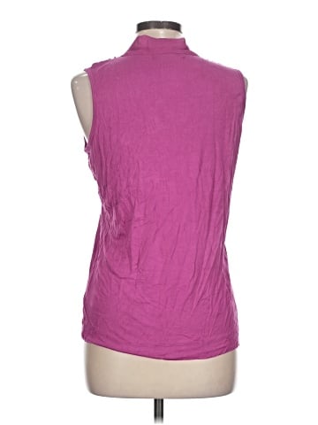 August Silk Sleeveless Blouse (view 2)