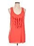 Nicole by Nicole Miller Orange Tank Top Size L - photo 1