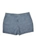 Lands' End Chevron-herringbone Blue Shorts Size 8 (petite) - photo 1